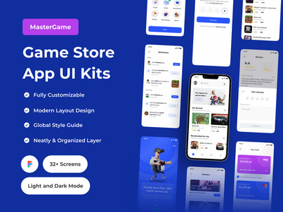 MasterGame - Game Store App UI Kit