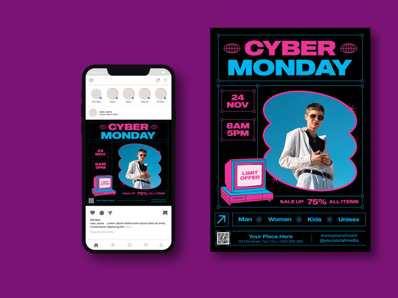 Cyber Monday Flyer