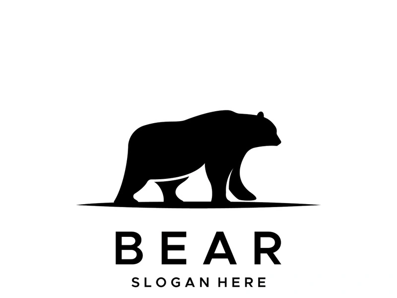 Bear animal logo.