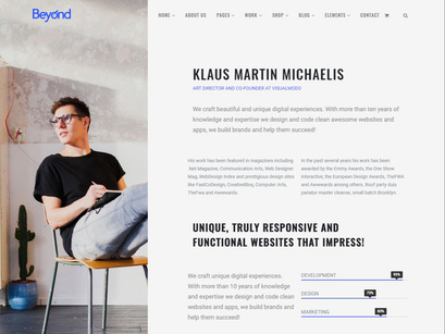 Beyond All-in-One WordPress Theme