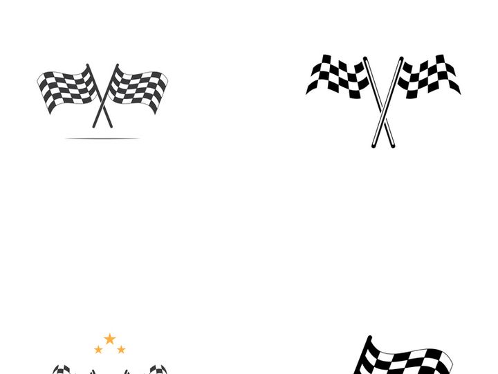 Race flag logo