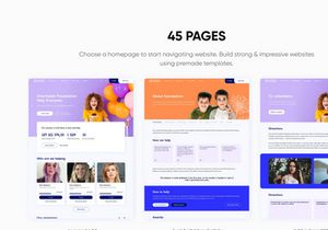 Charitable Foundation - UI Design Template
