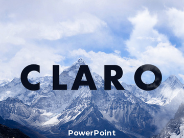 Claro PowerPoint Presentation Template preview picture