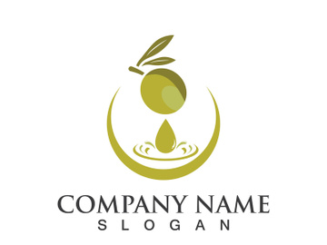 Extra virgin olive oil logo icon design vector illustration preview picture