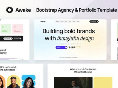 Awake Bootstrap Website Template