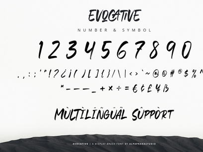 Evocative - Brush Font