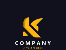 Letter KA, AK initial Logo, simple and Luxury monogram Icon Vector business identity design Template