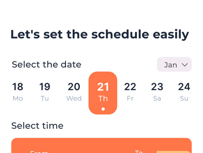 Calendar App Design