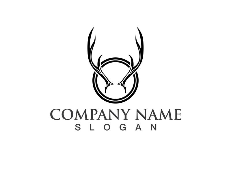 Deer vector icon illustration design