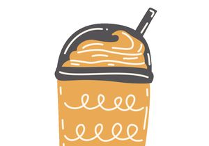 20 designs animation GIF, MP4 coffee milk dessert