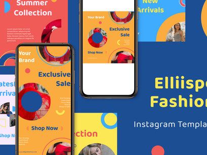 Ellipse Fashion Instagram Template