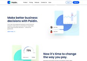 Paidin Free NextJs Landing Page Template