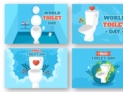 11 World Toilet Day Illustration