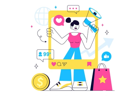 10 Influencer Marketing Illustration