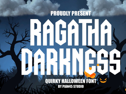 Ragatha Darkness - Quirky Halloween Font