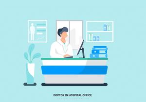 Hospital and Healthcare Vector Scenes_Vol 01