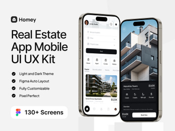Homey - Real Estate Mobile App UI KIT preview picture