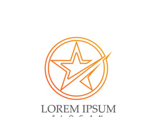 Star icon Template vector illustration design