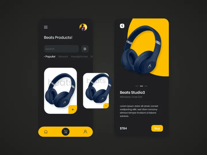 Headphones E Commerce App