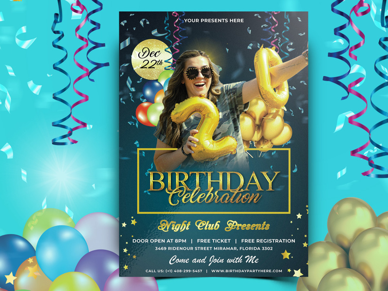 Birthday Party Flyer Vol.02