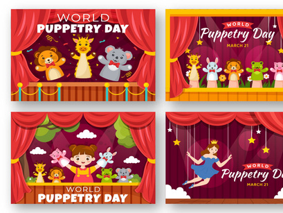 12 World Puppetry Day Illustration