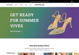 FOOTWEAR E-Commerce Website Design