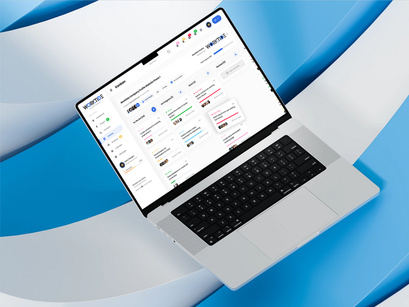 🚀 Worktide SaaS Admin Dashboard – Light & Dark Mode UI!