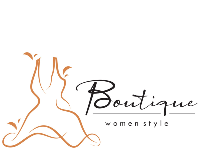 elegant women's fashion logo, clothing, boutique, convection, tailor, garment, business, apparel, fashion designer