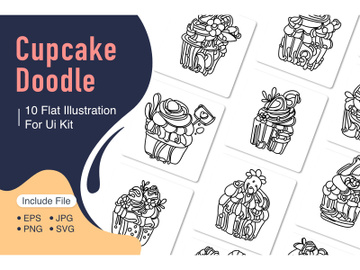 Cupcake Doodle preview picture