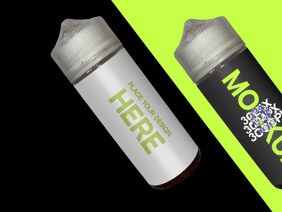 Vape E-Liquid Bottle - Free Mockup