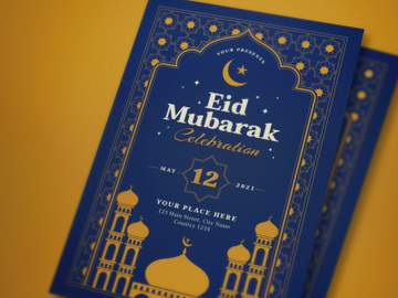 Eid Mubarak Celebration Flyer Set preview picture