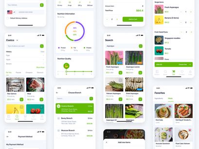 Delites - Online Grocery UI Kit for Adobe XD
