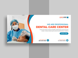 Dental Care Center Facebook Cover Banner Ver-1 preview picture