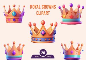 Royal Golden Crown kings PNG Clipart