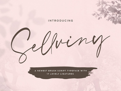 Sellviny - Handwritten Font