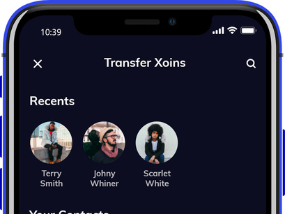 Xoin Wallet App - UI Kit