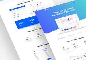 Soft Tech - Software Landing Page