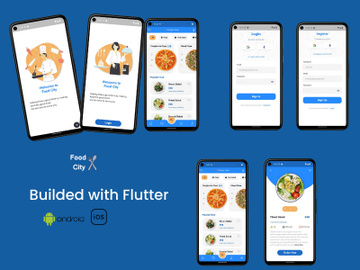 Food UI App with Flutter SDK preview picture