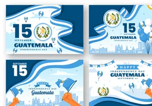 12 Guatemala Independence Day Illustration