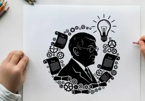 business innovation ideas lightbulb vector illustration