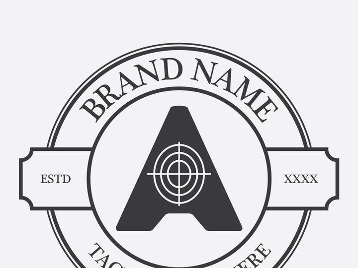 A vintage logo