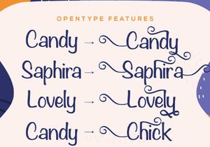 Candy Yefumy - Playful Display Font