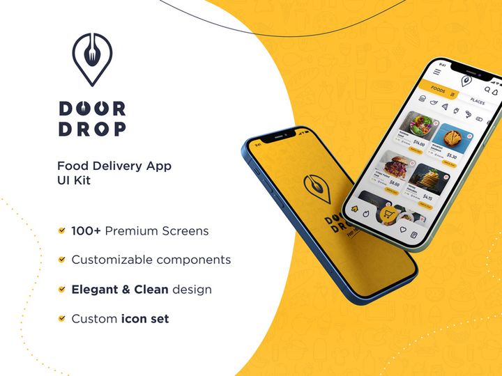 Door Drop - Sketch UI Kit preview picture