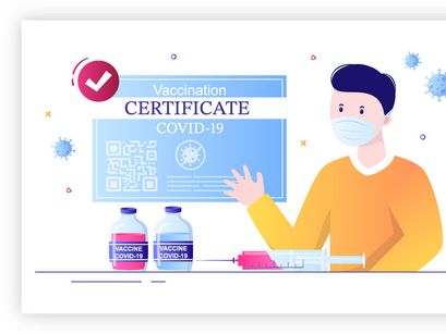 5 Covid-19 Vaccination Certificate Illustration