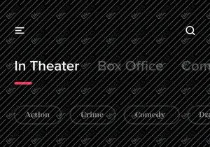 Movie App Design