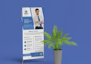 Digital Marketing Roll Up Banner