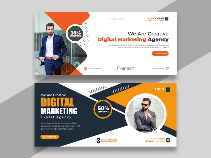 Digital Marketing Facebook Cover Banner Ver-3