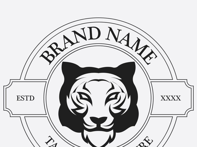 Tiger logo vintage