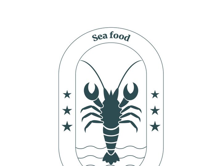 Vintage lobster logo