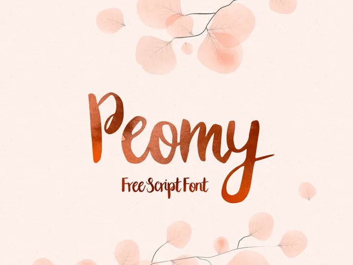 Peomy Free Script Brush Font 